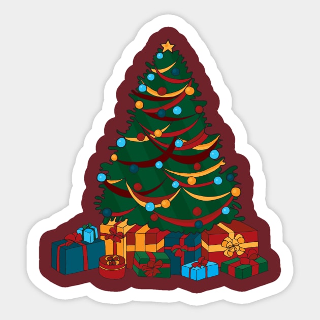 O Christmas Tree Sticker by ColoringWithKristine